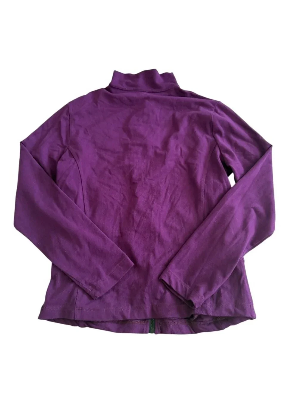 CANYON RANCH Purple Zip Track Jacket Size Small